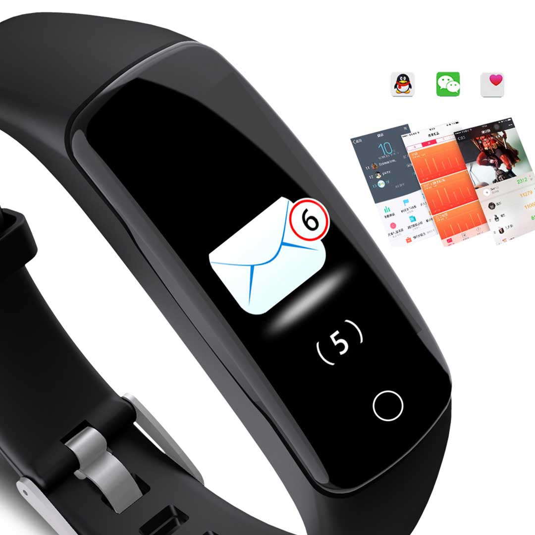 NNEAGS Sport Monitor Wrist Touch Fitness Tracker Smart Watch Red-3