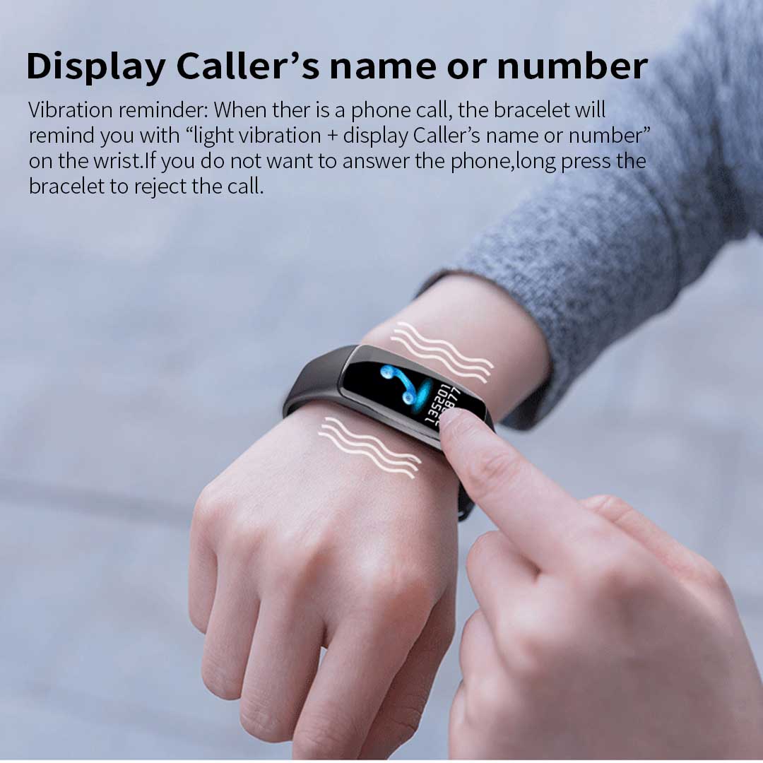 NNEAGS Sport Monitor Wrist Touch Fitness Tracker Smart Watch Black-4