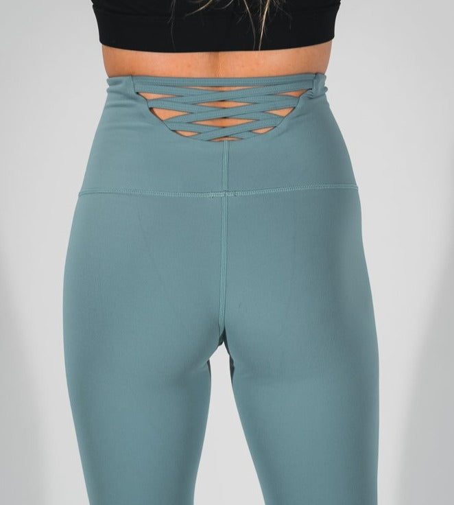 Women's Soft Leggings Teal-3