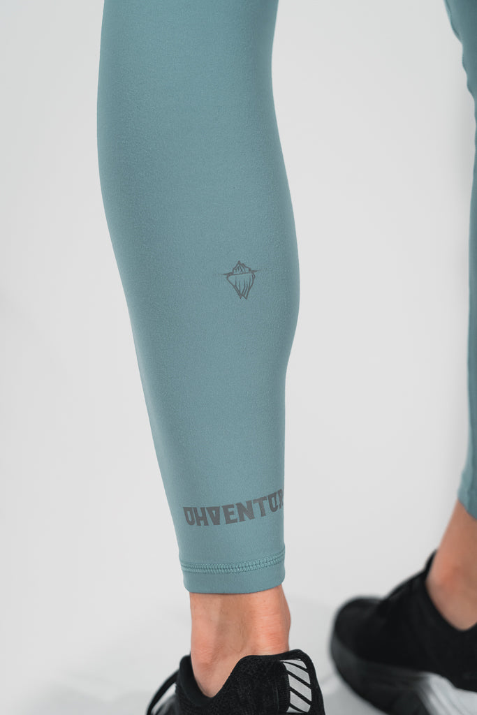 Women's Soft Leggings Teal-4