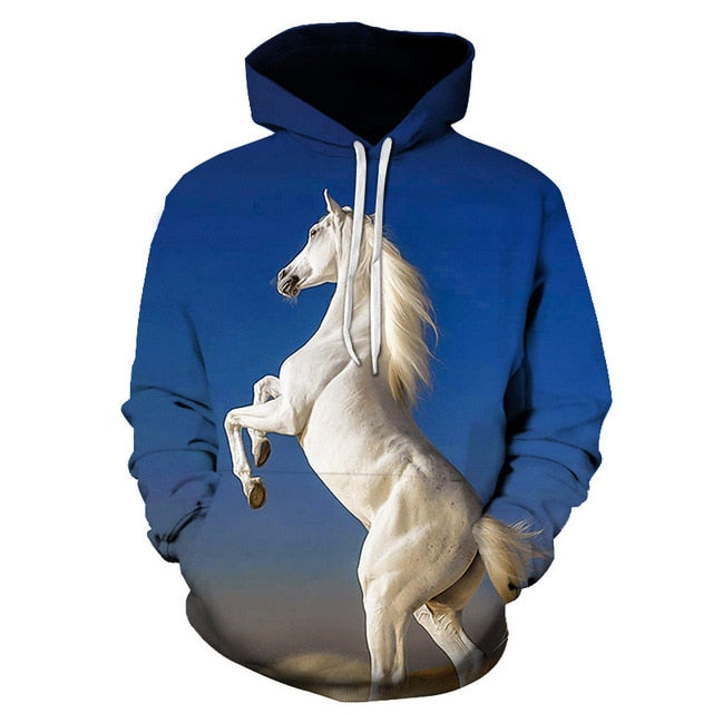 Horse Win Instant Success 3D Print Hoodies Interesting implication Animal Design Men Women Streetwear Pullover Casual Sweatshirt-9
