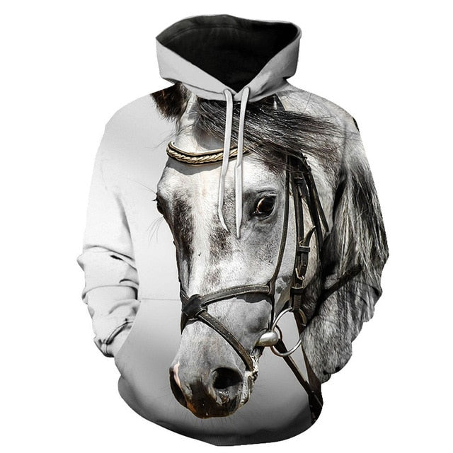 Horse Win Instant Success 3D Print Hoodies Interesting implication Animal Design Men Women Streetwear Pullover Casual Sweatshirt-13