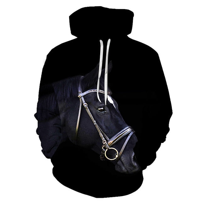Horse Win Instant Success 3D Print Hoodies Interesting implication Animal Design Men Women Streetwear Pullover Casual Sweatshirt-15