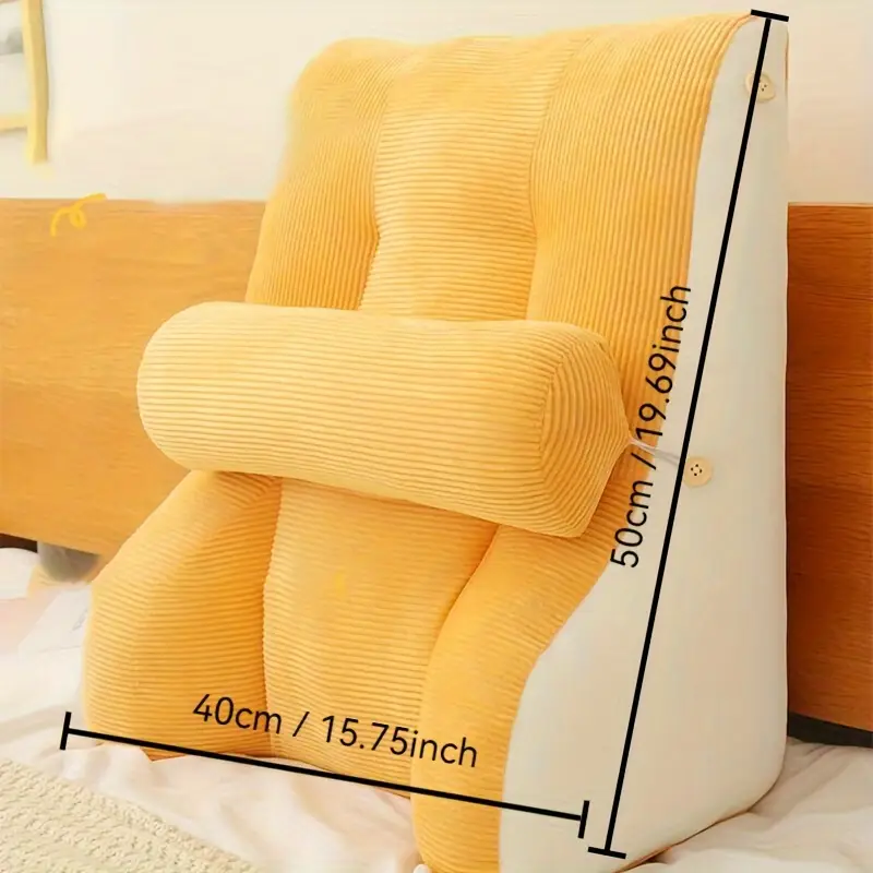 High Backrest Support Cushion for Chair & Bed-2