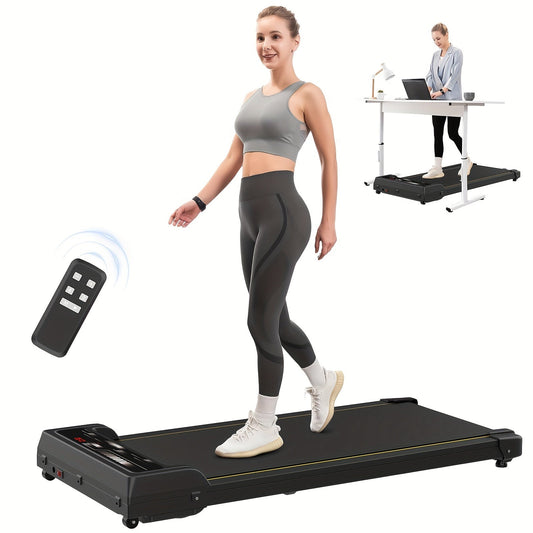 NNETM Under Desk Walking Pad - Home Gym Office Fitness Equipment(Black)-0