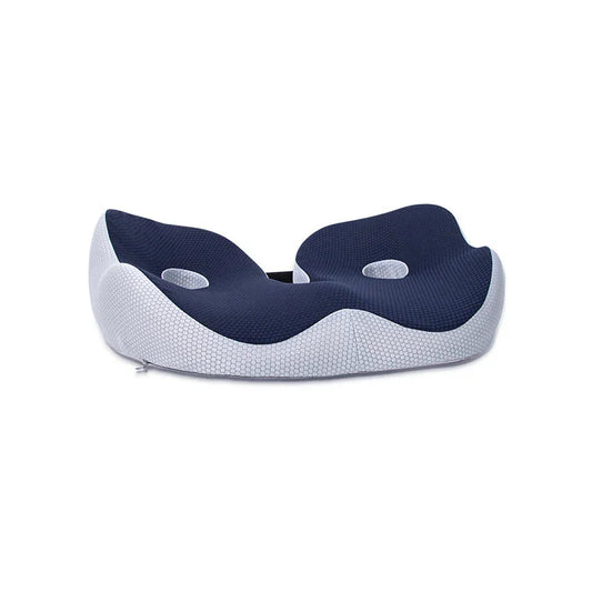 Memory Foam Sit Bone Relief Cushion Ergonomic Support Blue-0